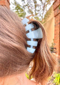 Can't Break Me Claw Clip (Large) - Sky Blue Hair Clips MerciGrace Boutique.