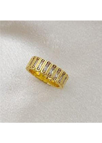 Celebration Baguette Ring - Gold Ring MerciGrace Boutique.