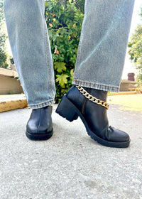 Chained To You Boots - Black - MerciGrace BoutiqueShoes