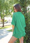 Check With Me Later Shorts - Green Shorts MerciGrace Boutique.