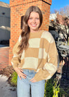 Check You Out Sweater - Natural Sweater MerciGrace Boutique.