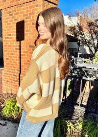 Check You Out Sweater - Natural Sweater MerciGrace Boutique.