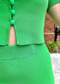 Close To You Mini Skirt - Green - MerciGrace BoutiqueSkirt