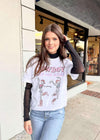Cowboy Take Me Away Graphic Tee - White T-Shirt MerciGrace Boutique.