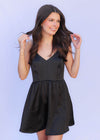 Little Bit Of Sparkle Cami Dress - Black Dresses MerciGrace Boutique.