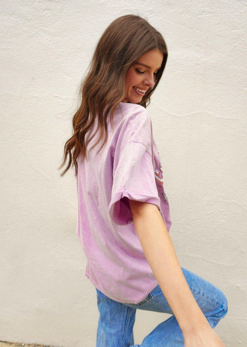 Cultivate Kindness Tee - Lilac T-Shirt MerciGrace Boutique.