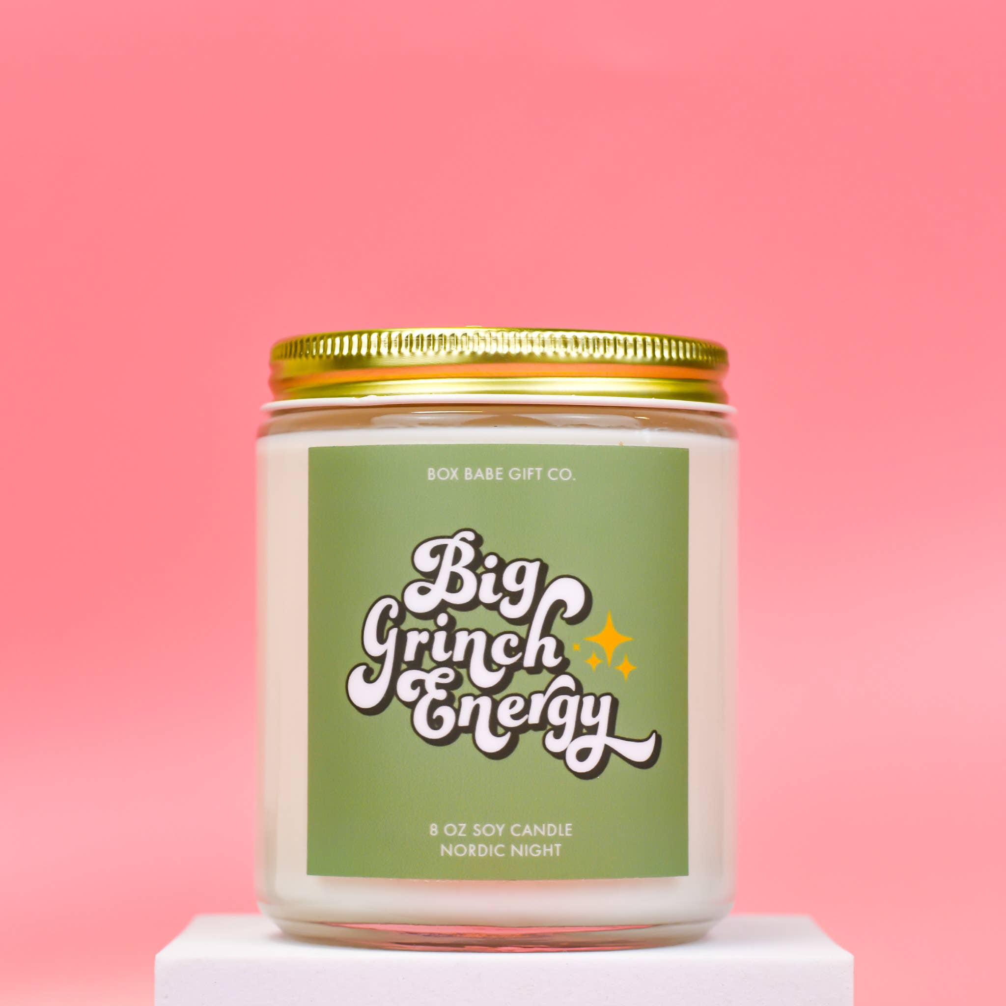 Big Grinch Energy | Christmas Soy Candle