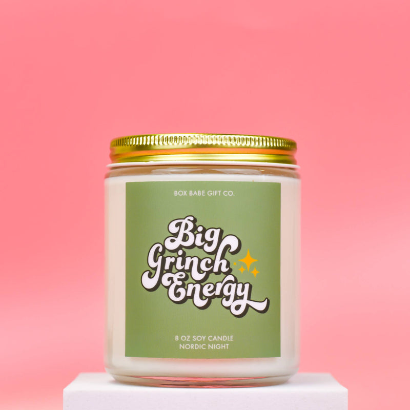 Big Grinch Energy | Christmas Soy Candle