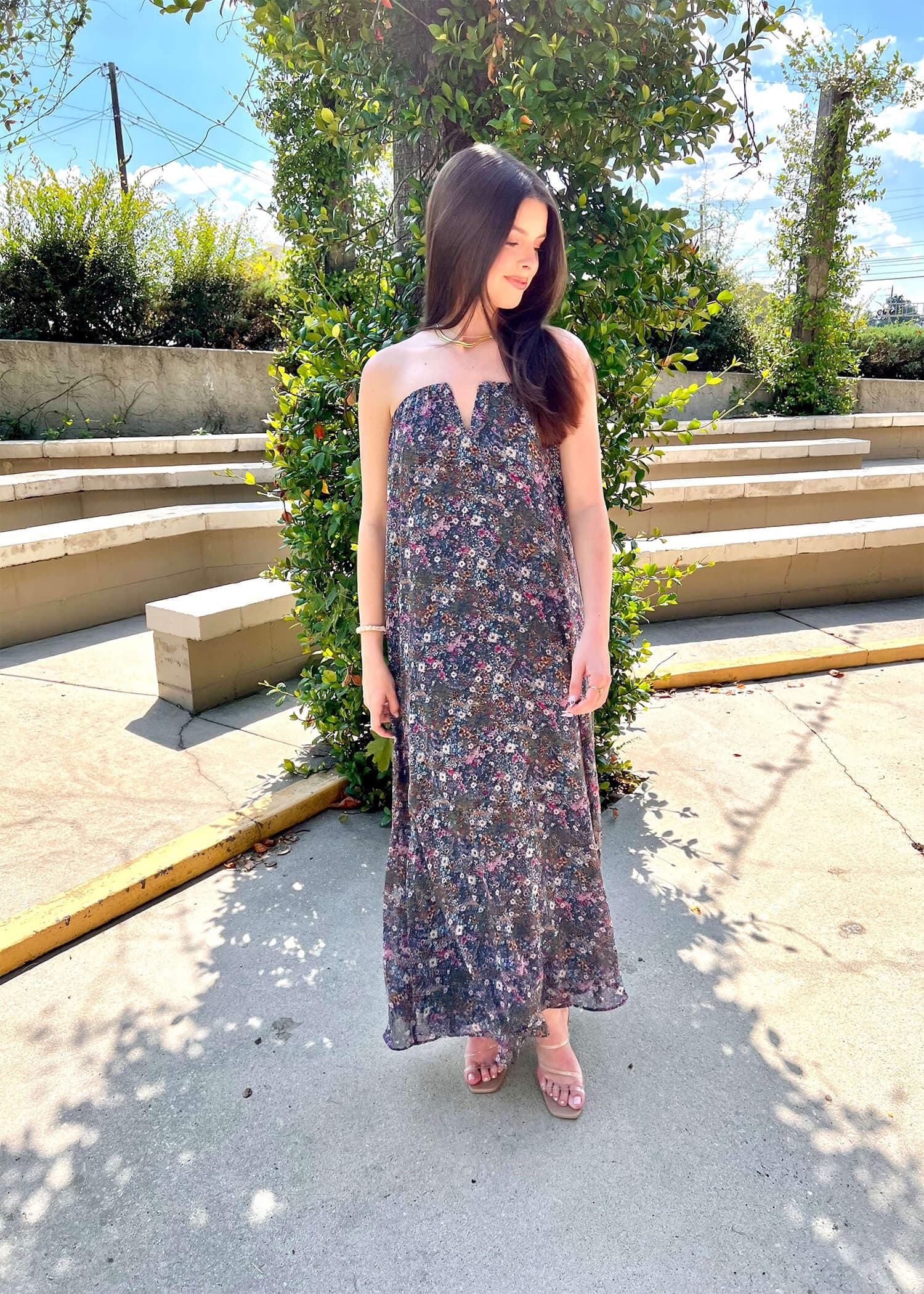 Everything You've Ever Dreamed Of Maxi - Hollyhock Dress MerciGrace Boutique.