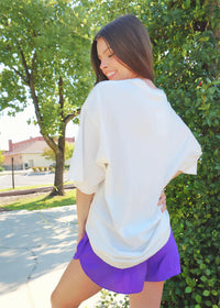 Feeling Free Shorts - Purple Shorts MerciGrace Boutique.