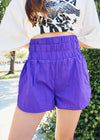 Feeling Free Shorts - Purple Shorts MerciGrace Boutique.