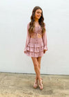 Flirt With Me Set - Blush White Abstract Tops MerciGrace Boutique.