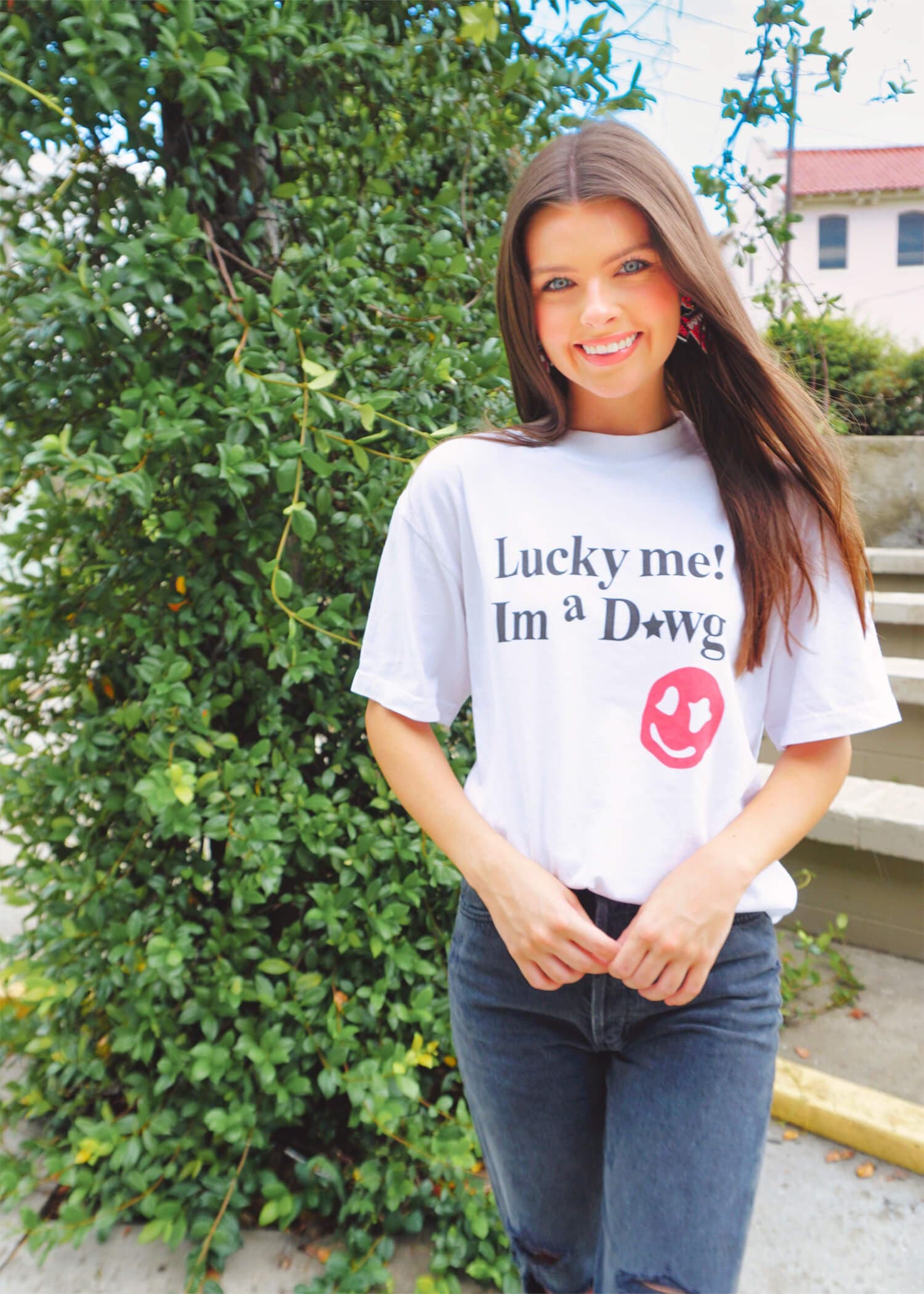Forever A Dawg Tee - White T-Shirt MerciGrace Boutique.