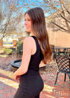 Forever Here Dress - Black Dress MerciGrace Boutique.