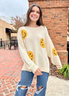 Happy As Ever Pullover - Cream Sweater MerciGrace Boutique.