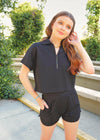 Here For The Comfort Set- Black Set MerciGrace Boutique.