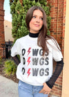 Here For The Dawgs Tee - White T-Shirt MerciGrace Boutique.
