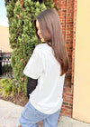 Here For The Dawgs Tee - White T-Shirt MerciGrace Boutique.