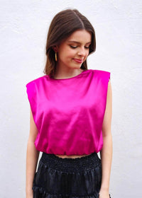 Here For the Memories Top -  Magenta Tops MerciGrace Boutique.