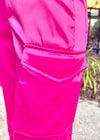How It Should Be Cargo Pants - Pink Pants MerciGrace Boutique.