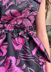 How Sweet Dress - Black/Raspberry Dress MerciGrace Boutique.
