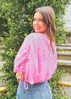 I'm The Moment Bubble Top - Pink Tops MerciGrace Boutique.