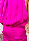 I'm The Moment Mini Dress - Fuchsia Dress MerciGrace Boutique.