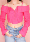 Take Me To The Beach Top - Pink Tops MerciGrace Boutique.