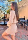 In The Element Romper - Taupe Romper MerciGrace Boutique.