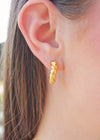 Issa Baby Hoops - Gold Earrings MerciGrace Boutique.