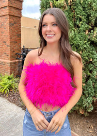 Just How It Should Be Top - Hot Pink Tops MerciGrace Boutique.