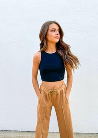 Just That Basic Tank - Black Tops MerciGrace Boutique.
