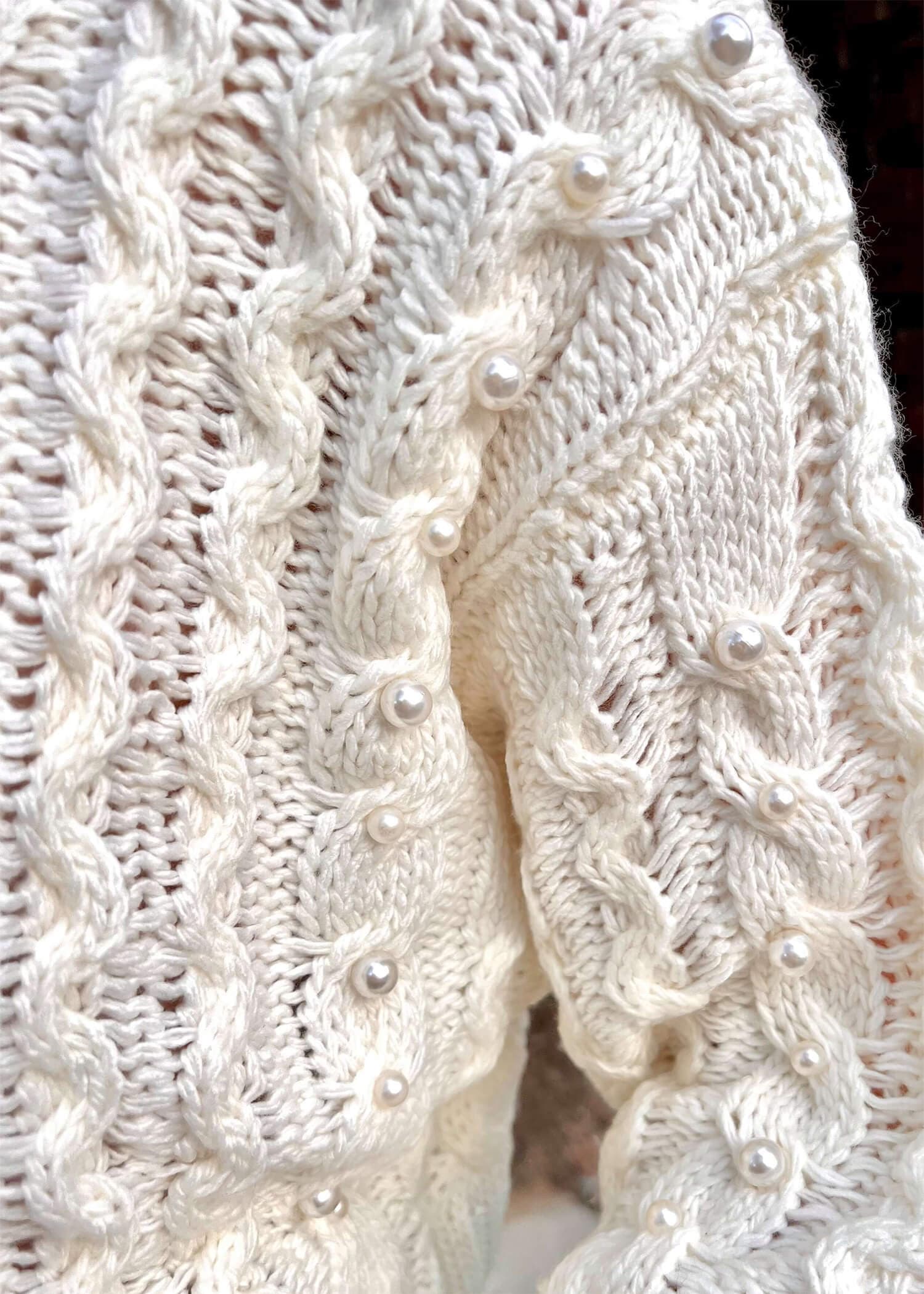 Keep It Going Sweater - Ivory Sweater MerciGrace Boutique.