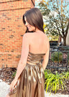 Life Of The Party Mini Dress - Gold Dress MerciGrace Boutique.