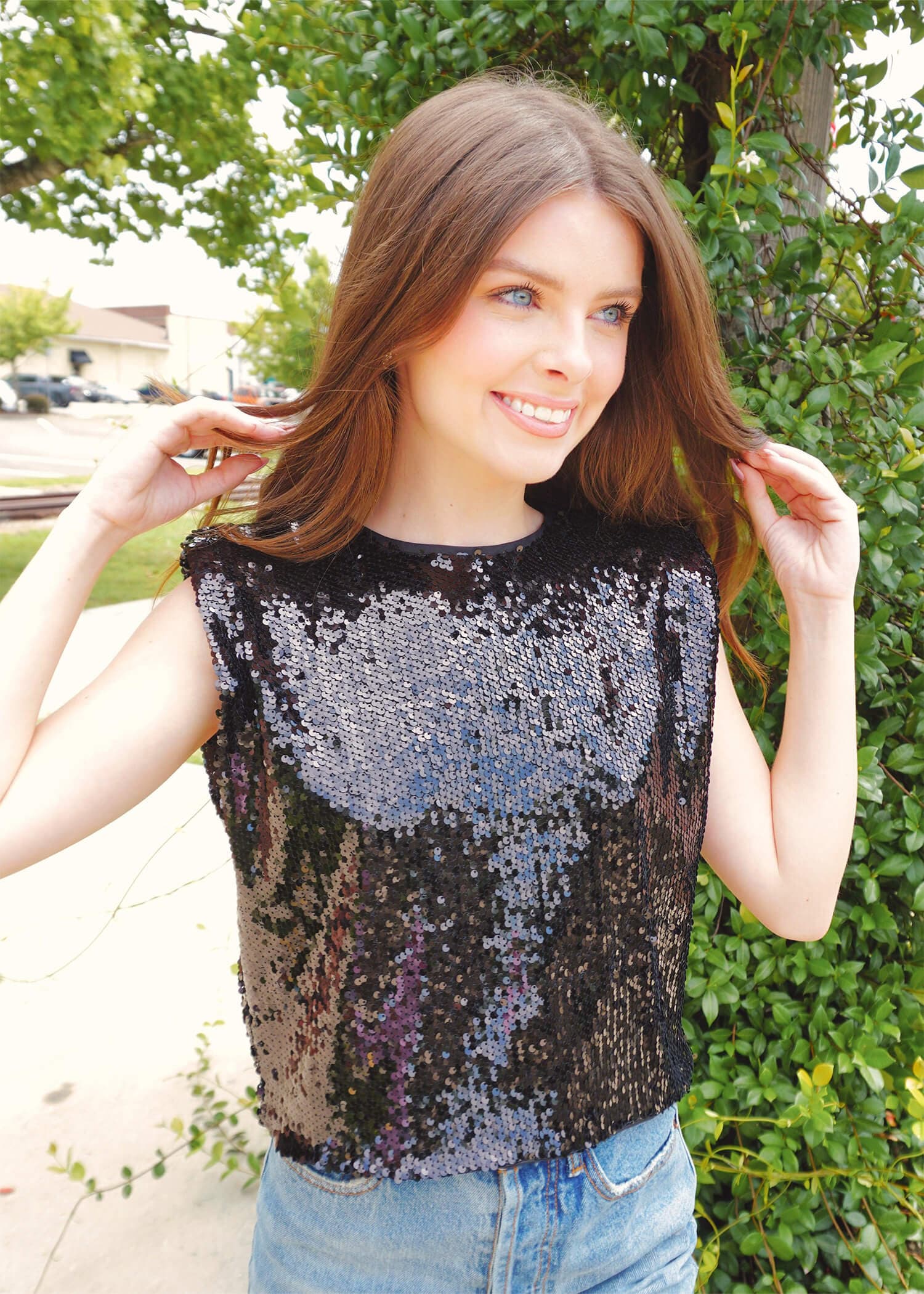 Life Of The Party Top - Black Tops MerciGrace Boutique.