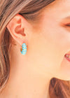 Looking For Shells Earrings - Blue Earrings MerciGrace Boutique.