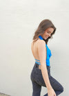 Livin' For This Cowl Neck - Blue Tops MerciGrace Boutique.