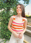 Living For It Sweater Tank - Multi Tops MerciGrace Boutique.