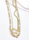 Lucky As Can Be Necklace - Gold Necklace MerciGrace Boutique.