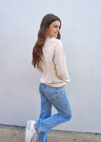 Magic In The Hamptons Sweatshirt - Cream Sweatshirt MerciGrace Boutique.
