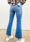 On The Move Flare Jeans -  Medium Denim Jeans MerciGrace Boutique.