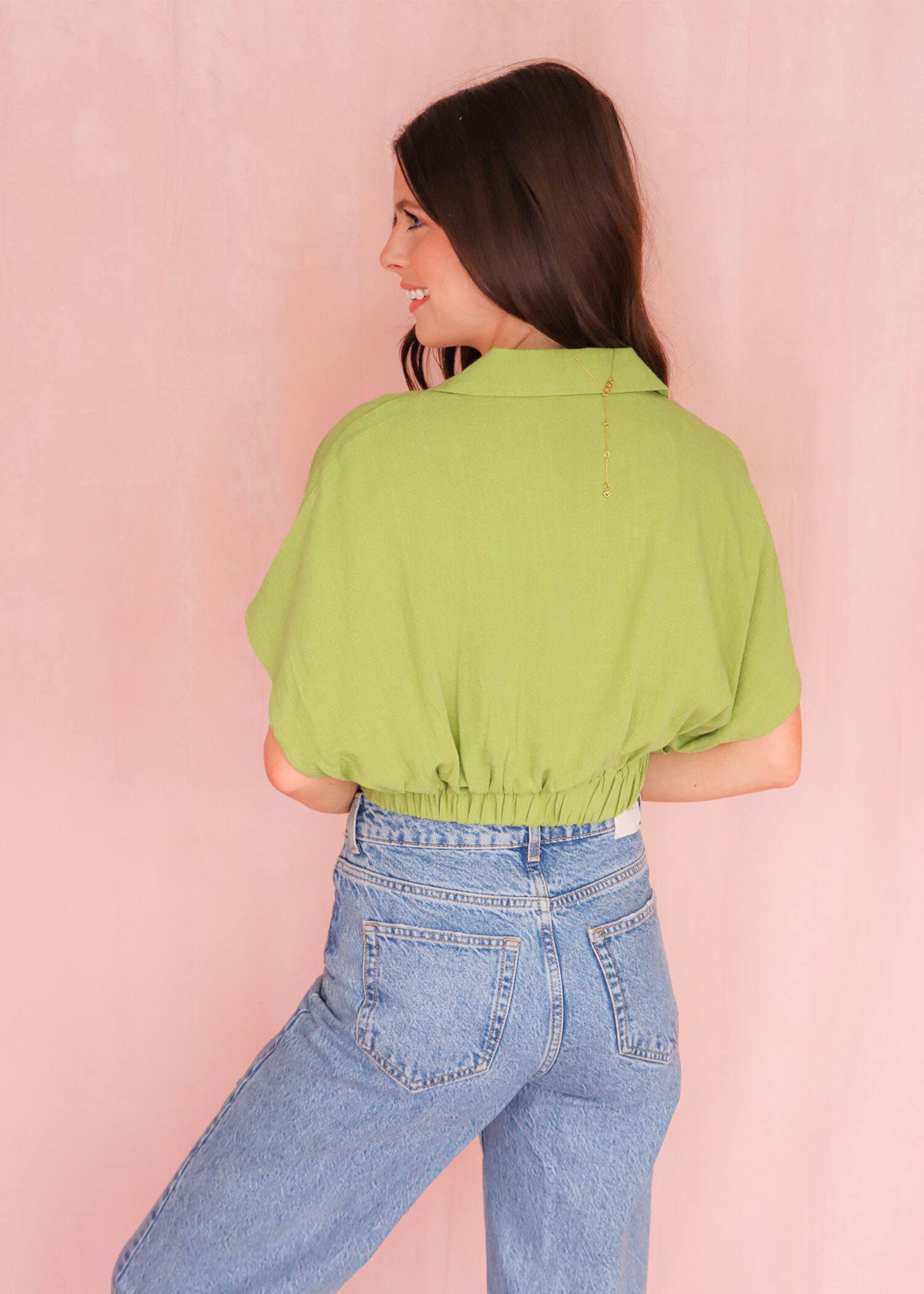 How You Feel Top - Pale Olive Tops MerciGrace Boutique.