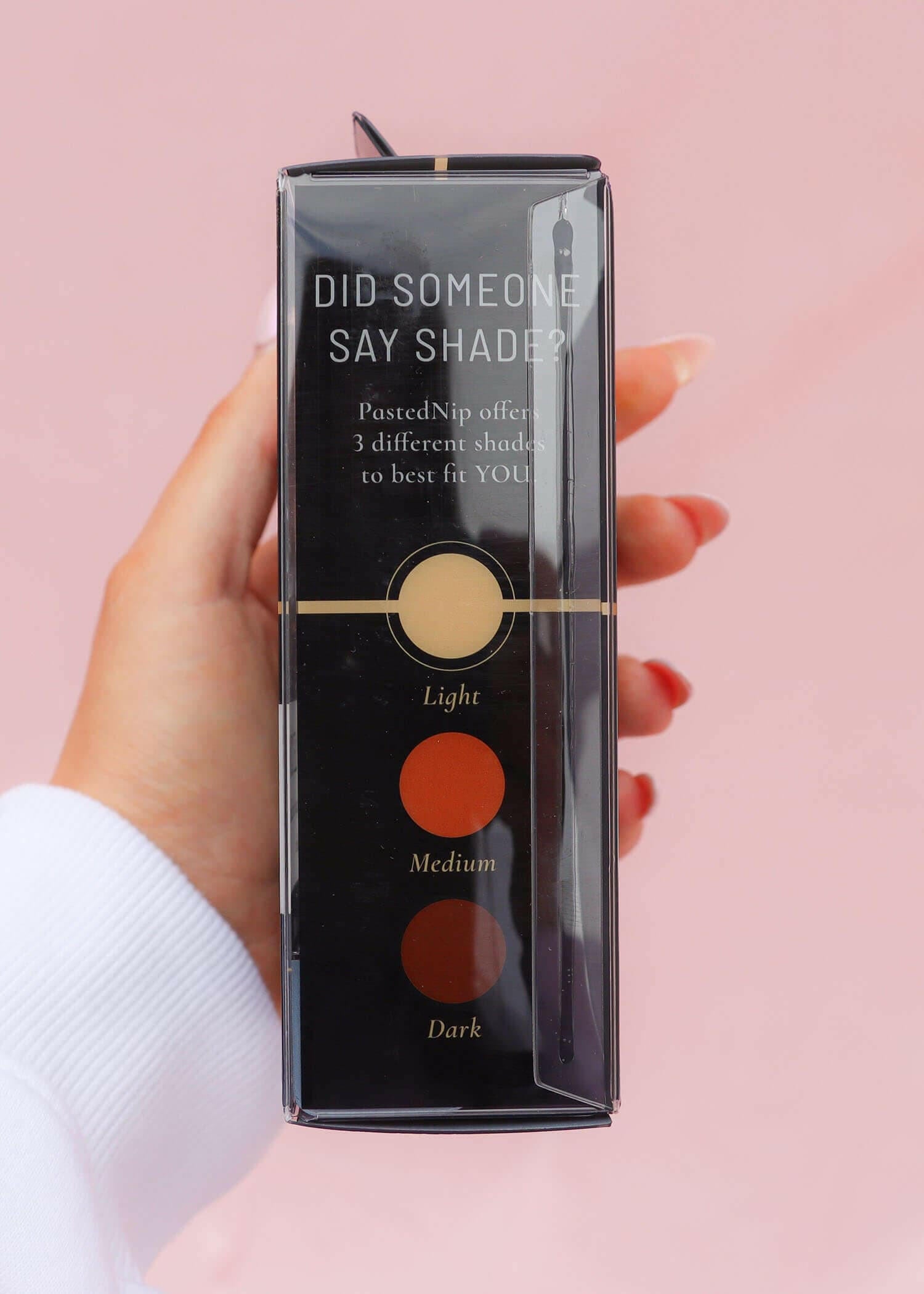 Light reusable pasties designed for backless and strapless outfits

PastedNip Pasties Refill - Light Pasties MerciGrace Boutique.