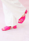 A True Favorite Sandals - Fuchsia Shoe MerciGrace Boutique.