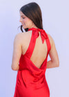 Love You Midi Dress - Red Dress MerciGrace Boutique.