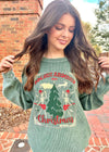 Rocking Around Christmas Tree Sweatshirt - Green Sweatshirt MerciGrace Boutique.