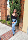 See It Through Top - Black Top MerciGrace Boutique.