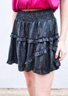 See You Downtown Skirt - Black Skirt MerciGrace Boutique.