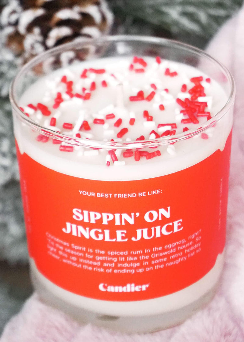 Sippin' On Jingle Juice Candle Candles MerciGrace Boutique.