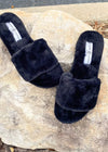 Snuggled Me Up Slippers - Black Shoes MerciGrace Boutique.